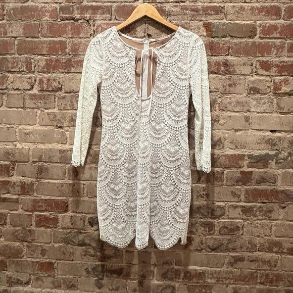 For Love & Lemons White Lace Rosalita Mini Dress Size Small - Picture 6 of 10